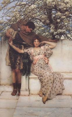 Alma-Tadema, Sir Lawrence Promise of Spring (mk24) Sweden oil painting art